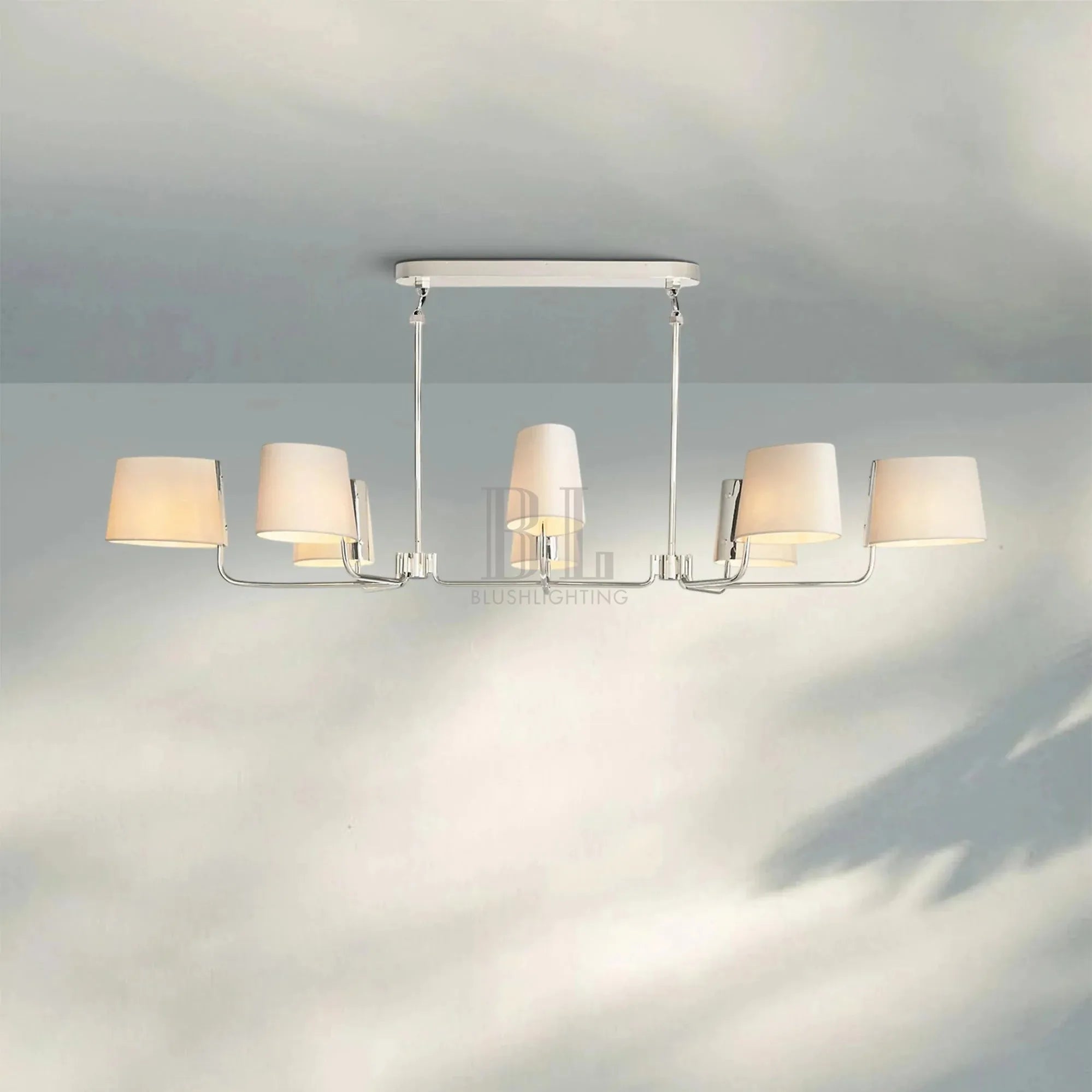 Martinean Linear Chandelier 54" 72" - Blushlighting