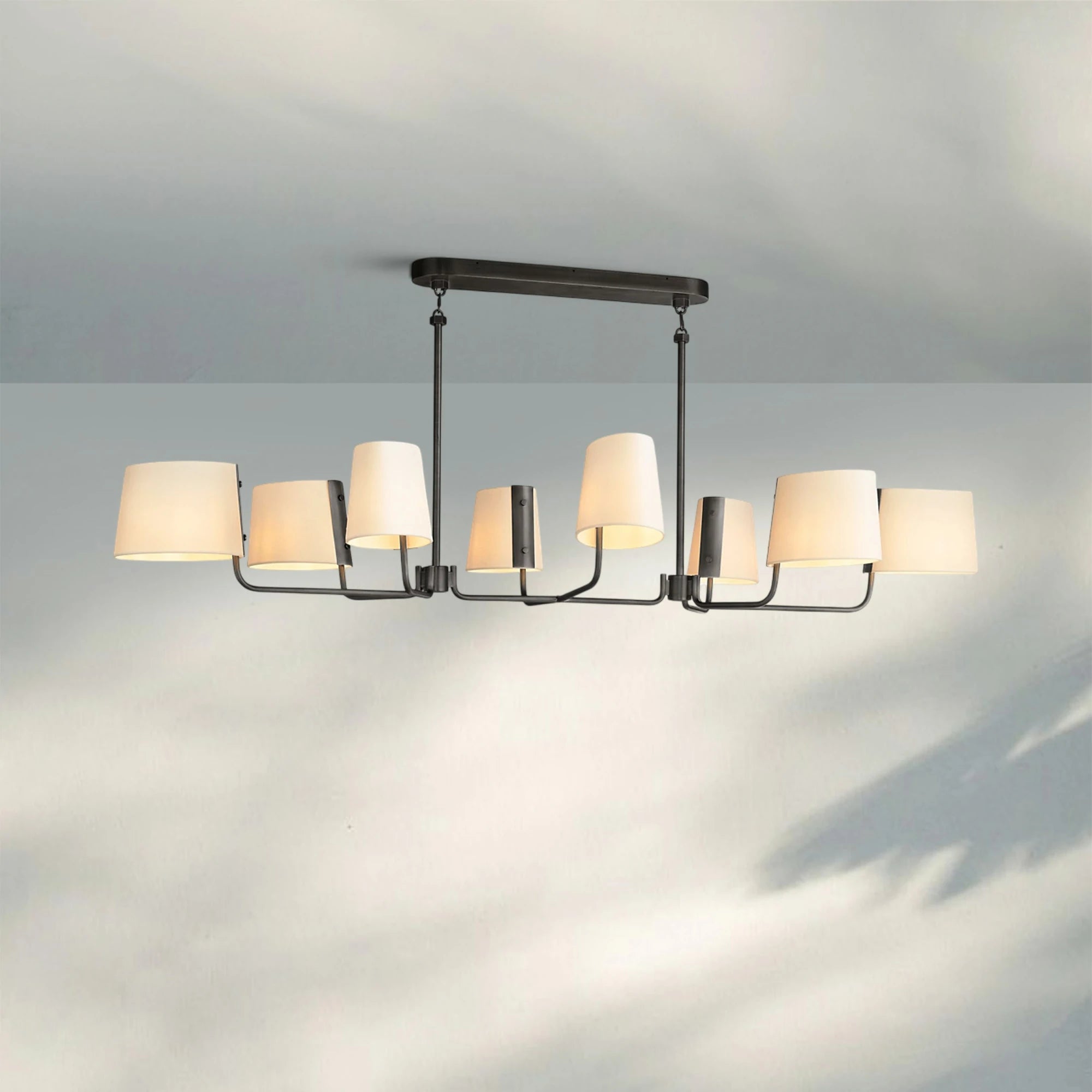 Martinean Linear Chandelier 54" 72"-Blushlighting