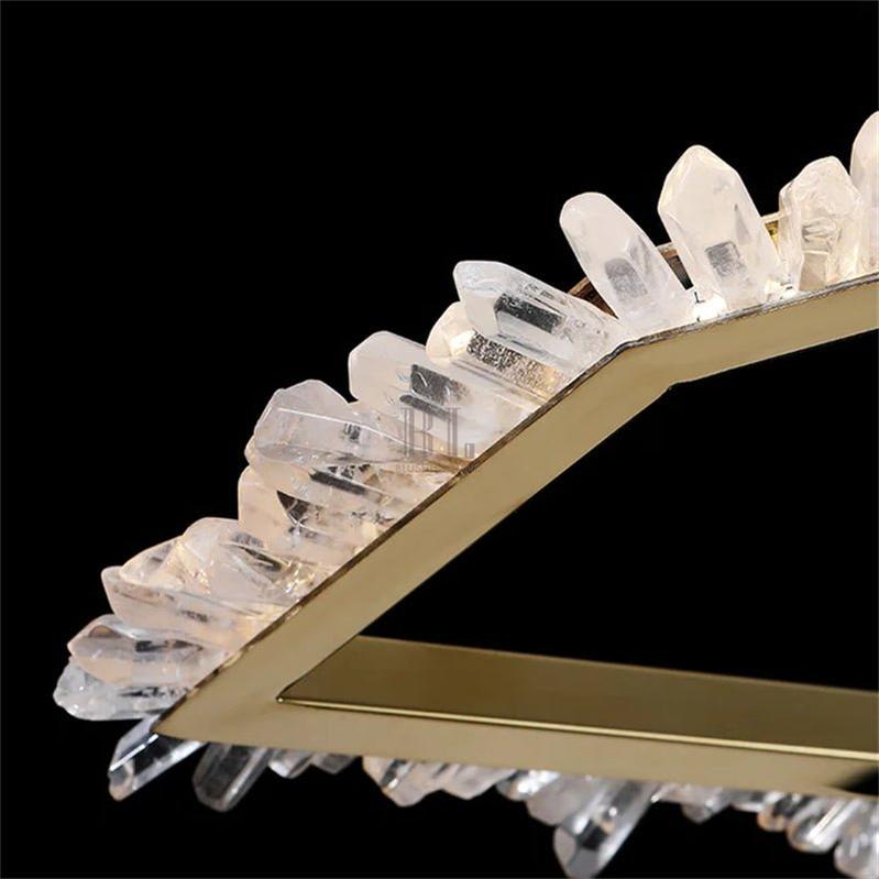 Marty Modern Rock Crystal Irregular Chandelier-Blushlighting-Blushlighting