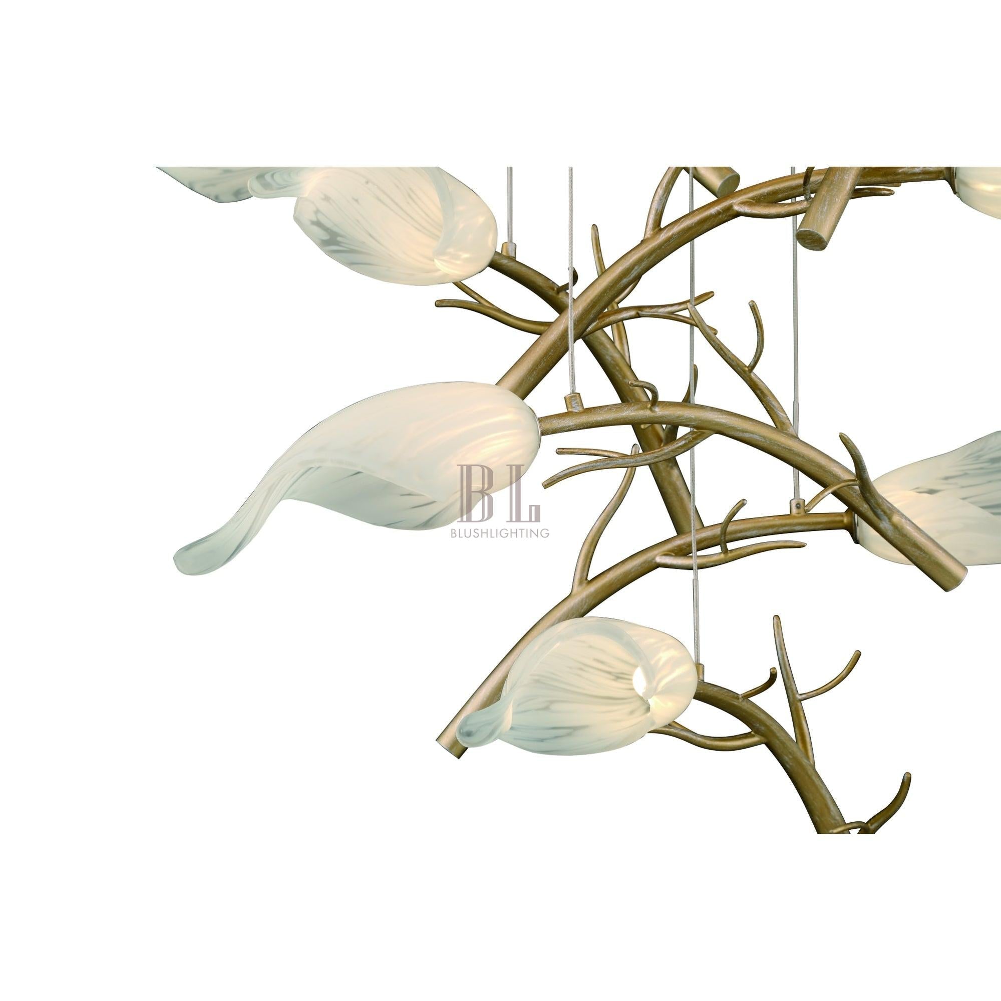 Matera Integrated LED Grand Chandelier 10 - Light - Blushlighting