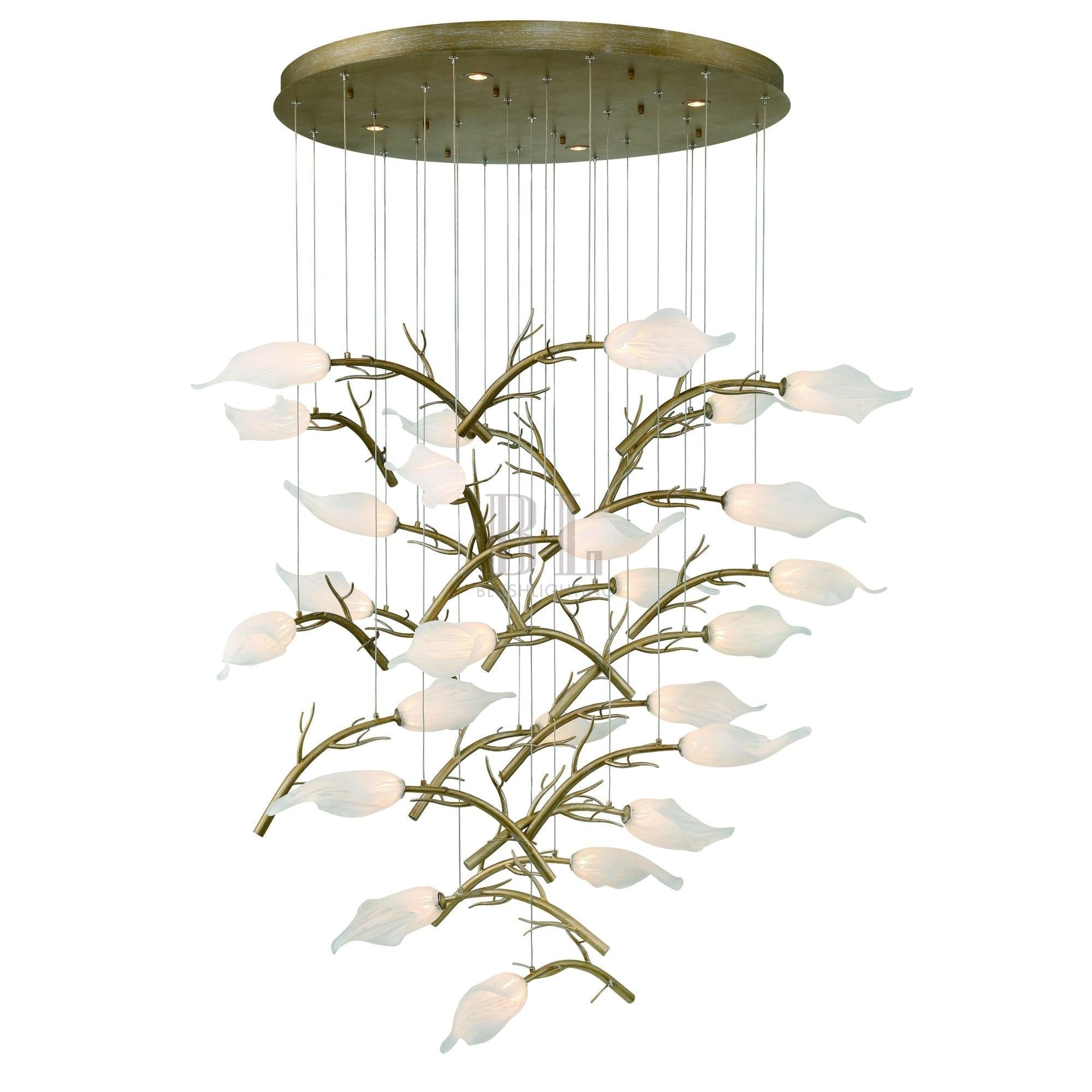Matera Integrated LED Grand Chandelier 25 - Light - Blushlighting