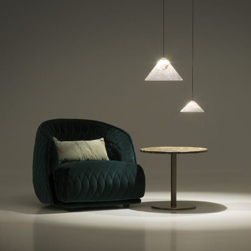 Matteo Modern Alabaster Kitchen Island Pendant Light Chandelier Kevin Studio Inc