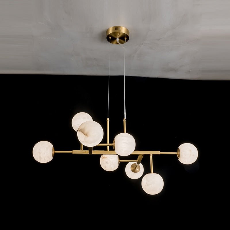 Maytoni Uva Alabaster Chandelier - L 43.3″GlodBlushlighting