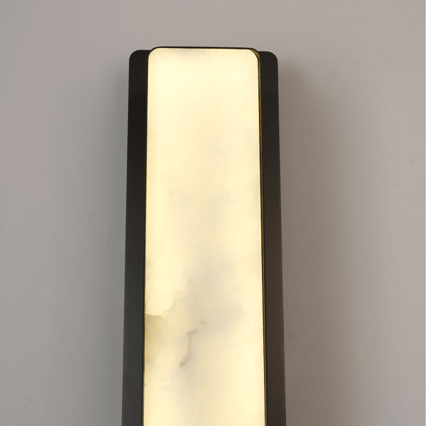Melange Alabaster Rectangle Wall Sconces 20" - GoldBlushlighting