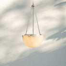 Melang Alabaster Globe Pendant Lamp-Blushlighting