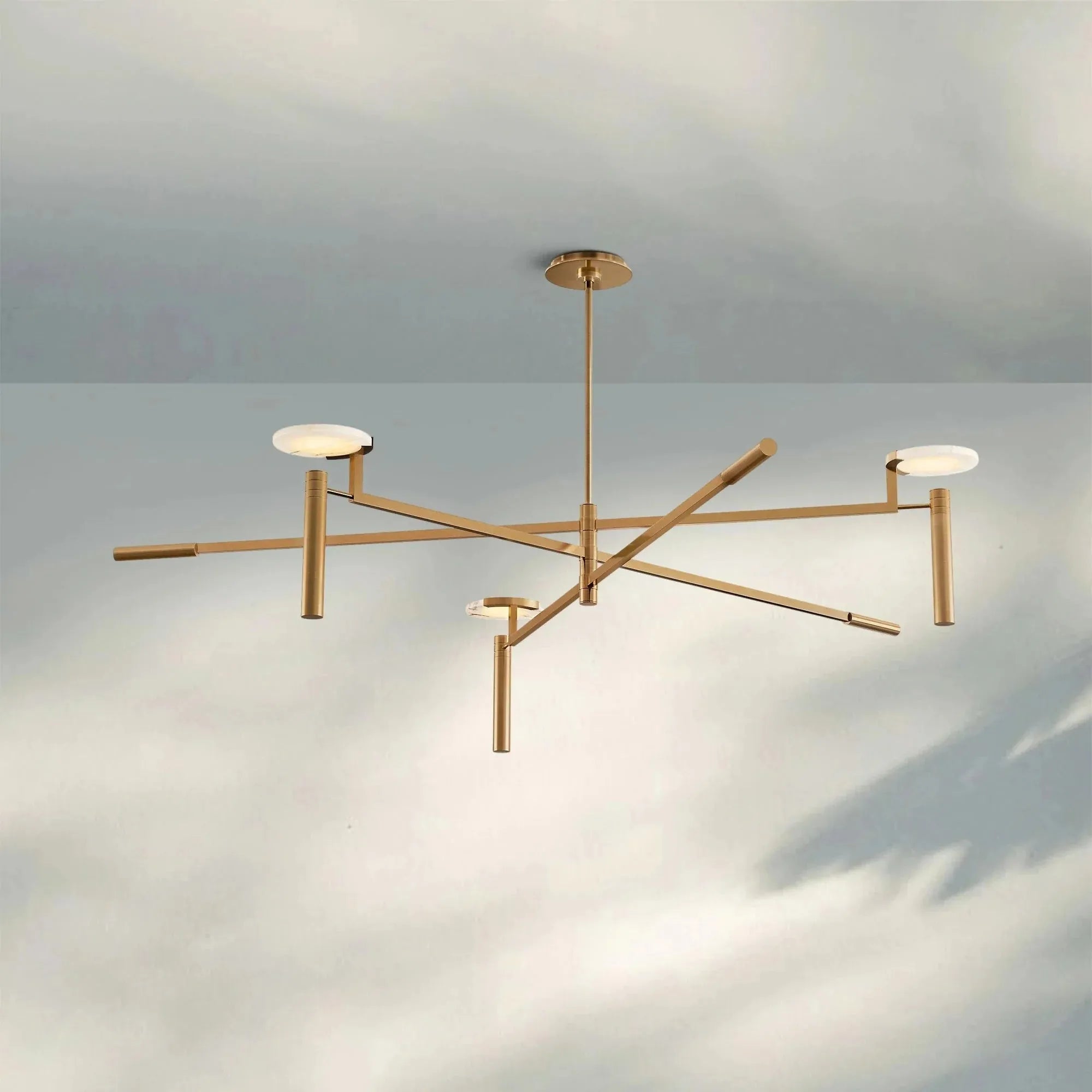 Melange Round Chandelier 45" 60" - Blushlighting