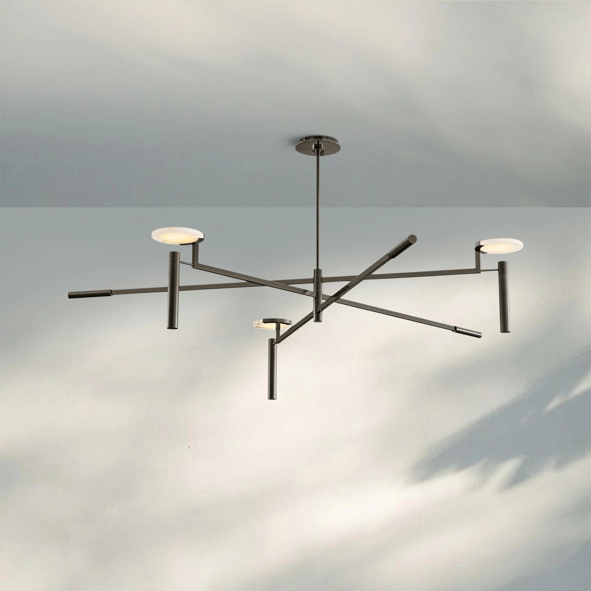 Melange Round Chandelier 45" 60" - Blushlighting