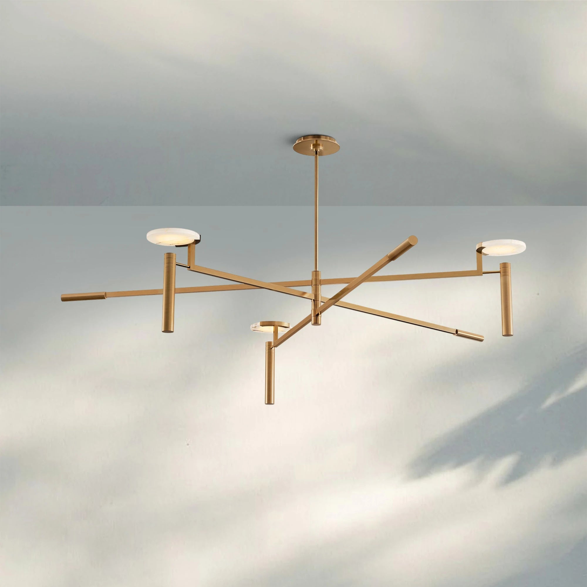 Melange Round Chandelier 45" 60" - Blushlighting