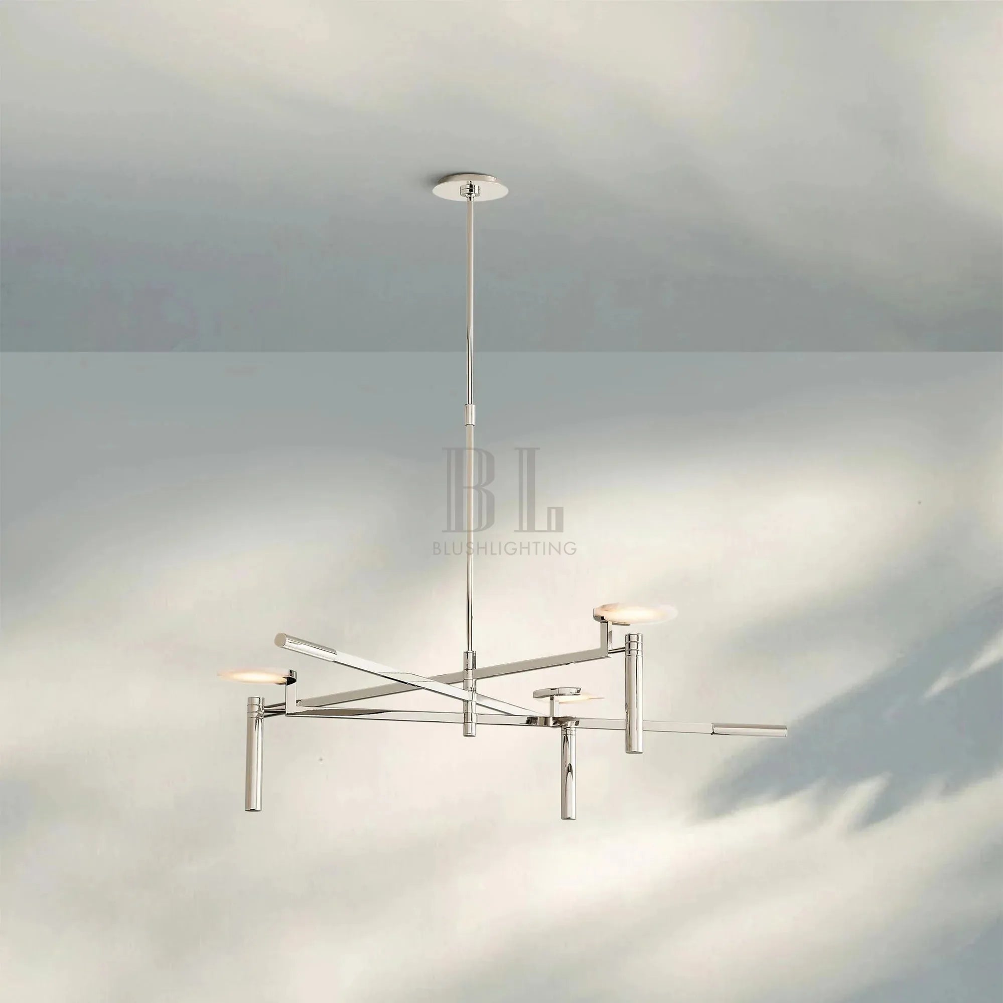 Melange Round Chandelier 45" 60" - Blushlighting