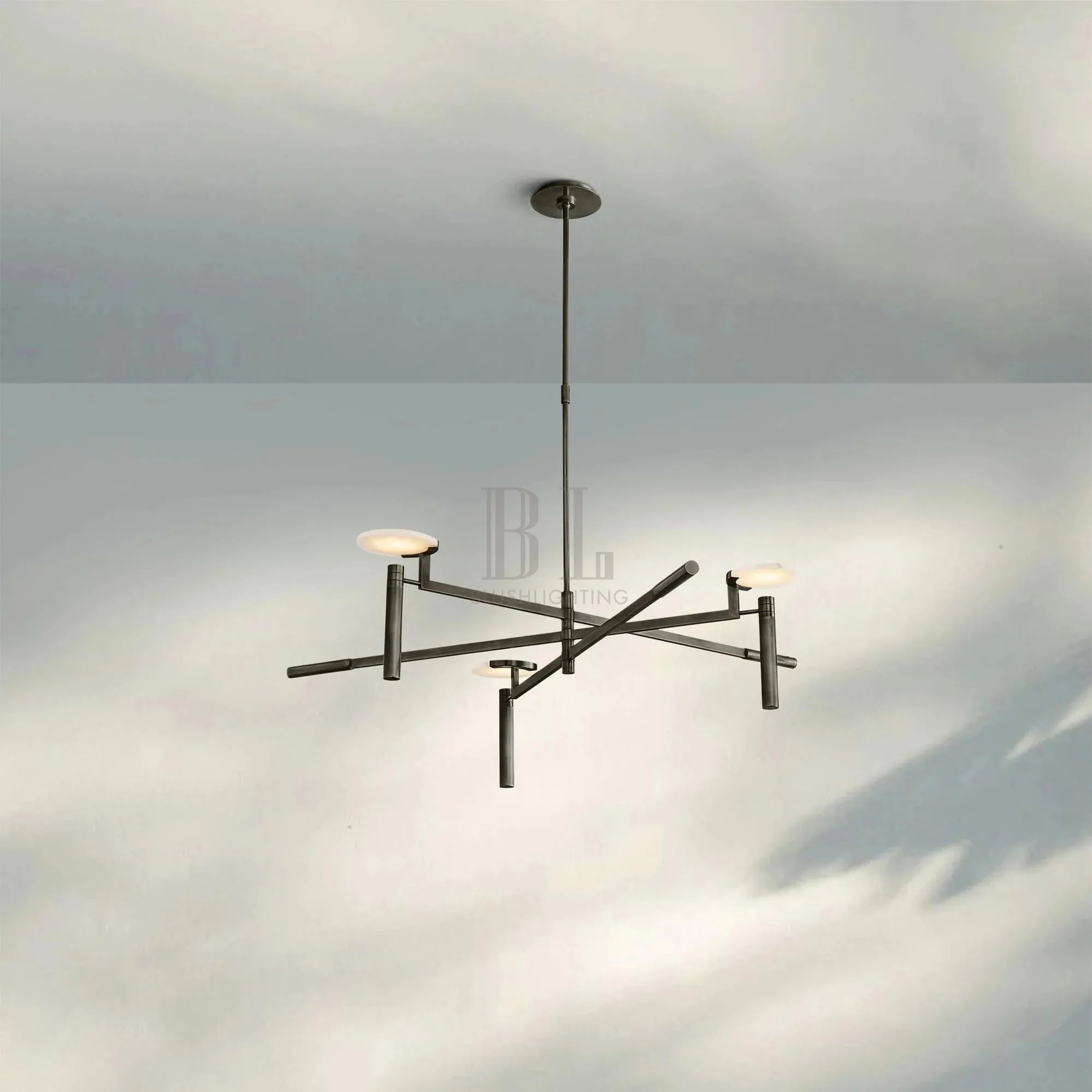 Melange Round Chandelier 45" 60" - Blushlighting