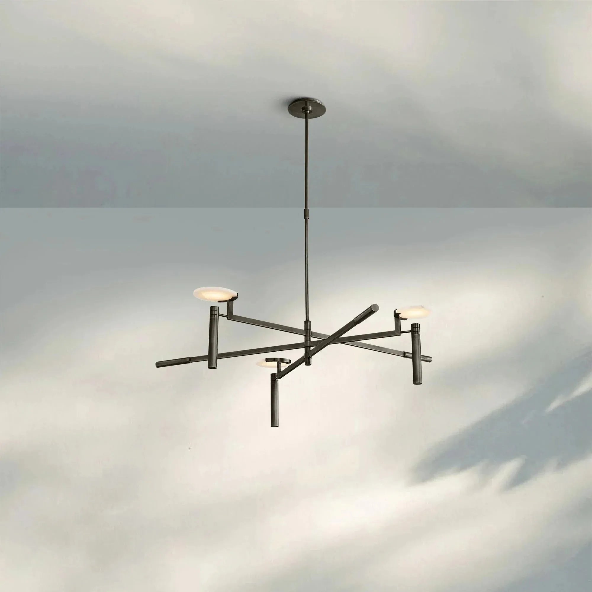 Melange Round Chandelier 45" 60" - Blushlighting