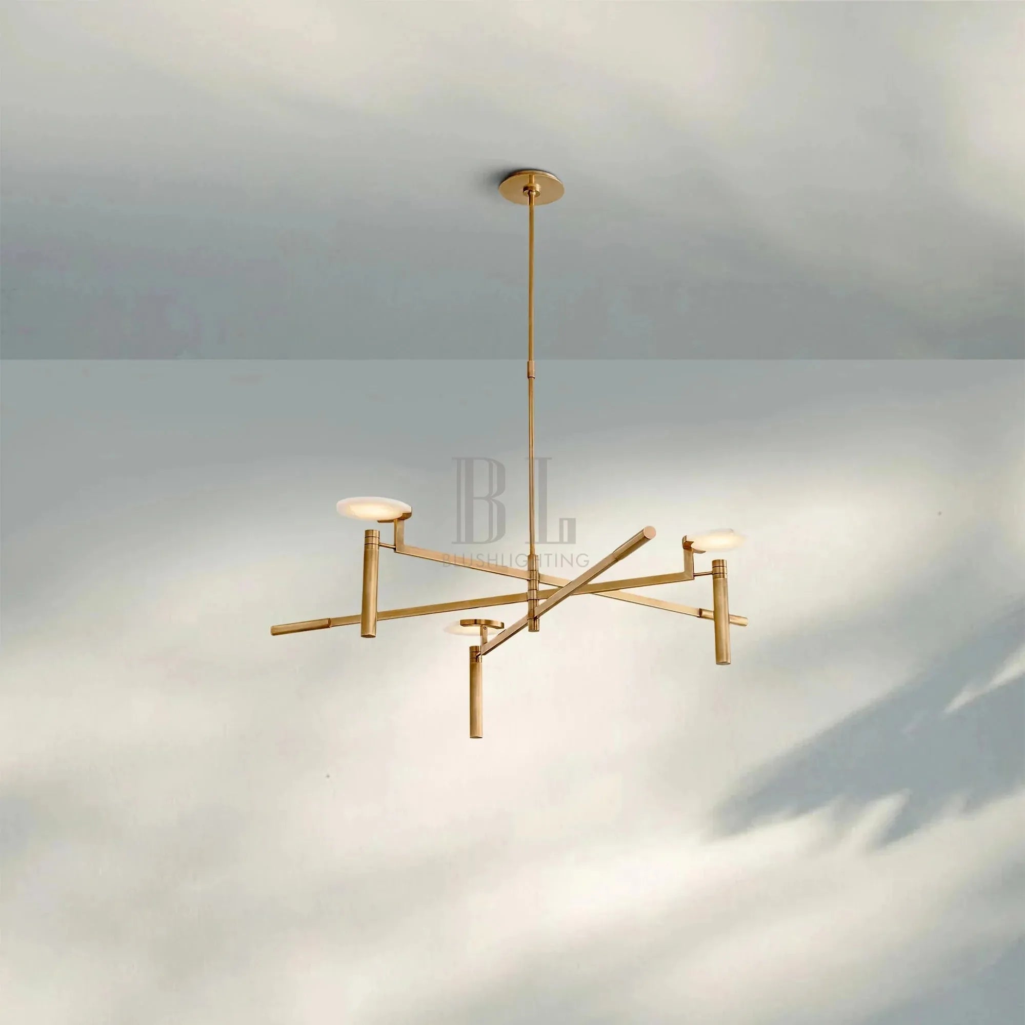 Melange Round Chandelier 45" 60" - Blushlighting