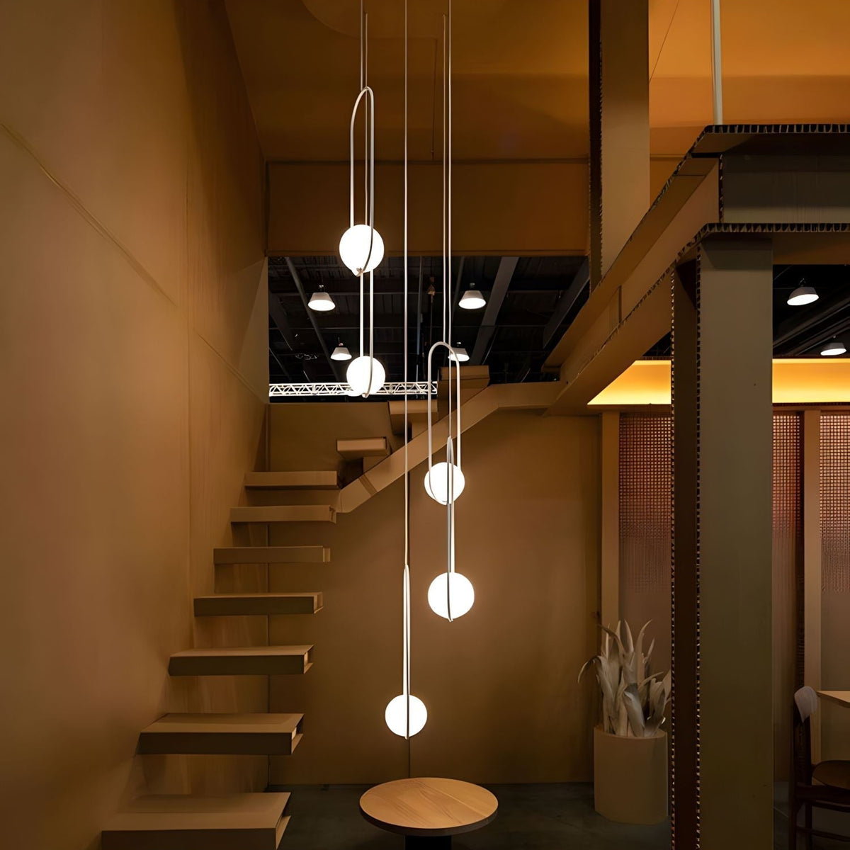 Mila Chandelier - Rectangle-5 Lights ( L 27.5" × W 3.93" × H 98.5" )BlackBlushlighting
