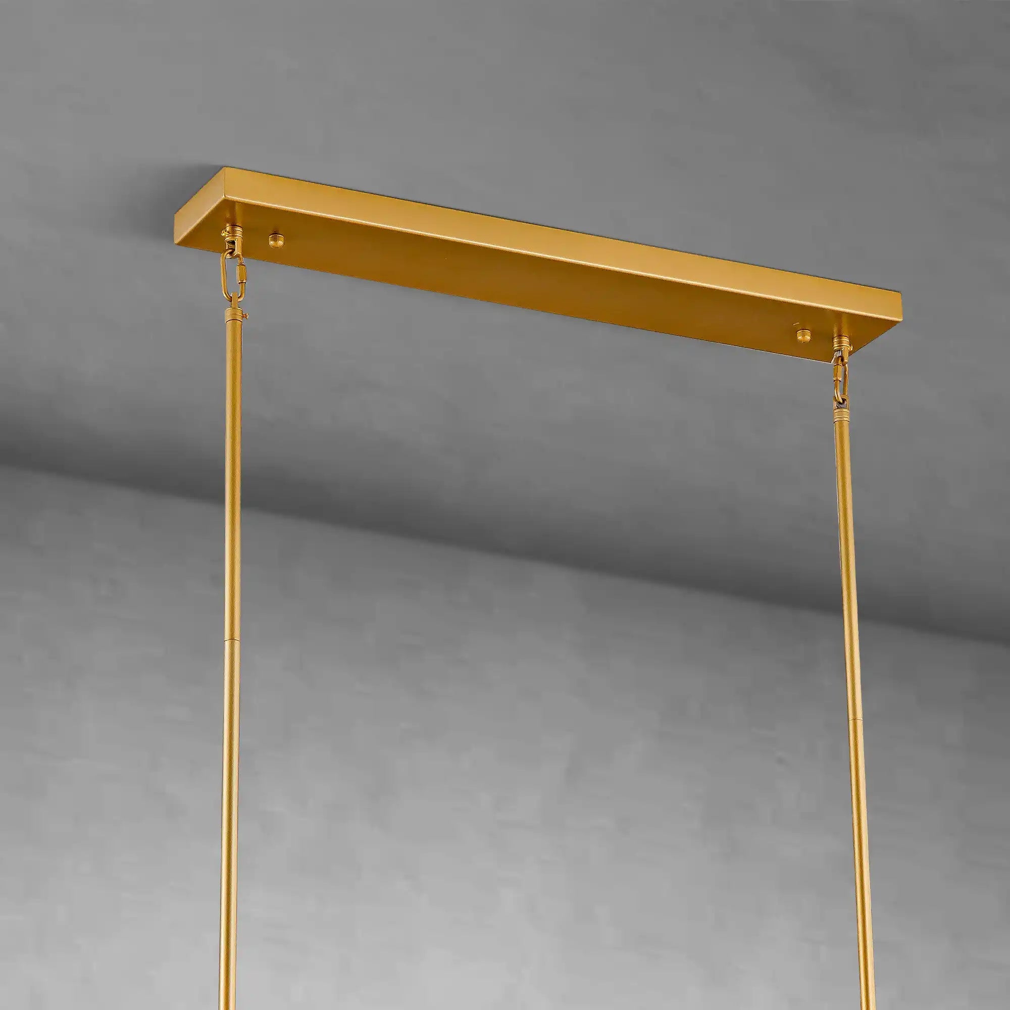 Modern 72" Rectangle K9 Crystal Chandelier for Dining Room - 72inBlackBlushlighting