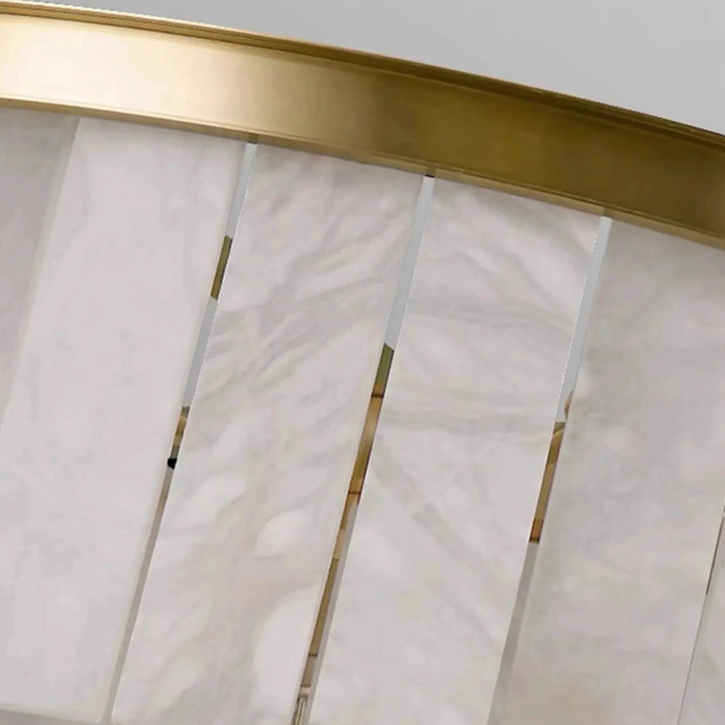 Modern Alabaster Tiered Chandelier-Blushlighting