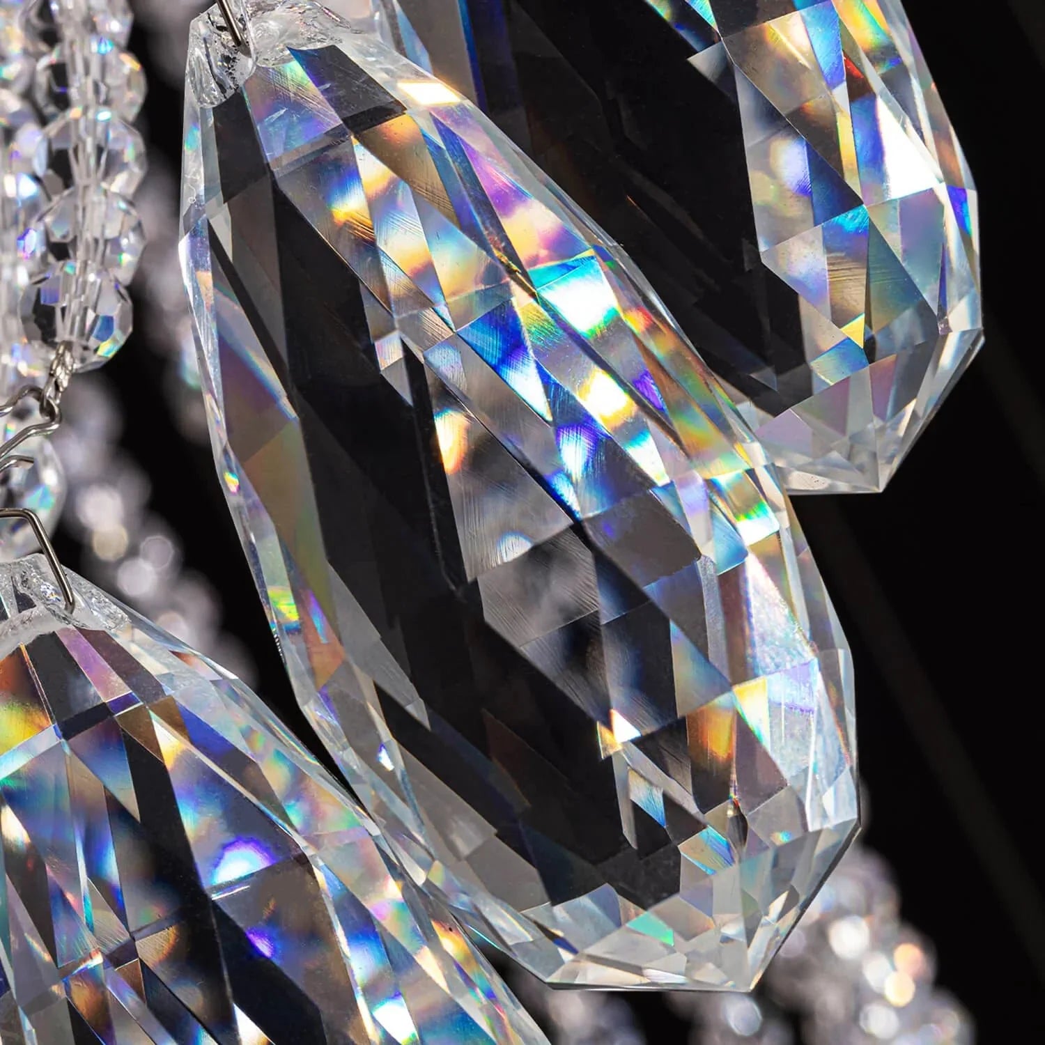 Modern Art Design Crystal Spiral Raindrop Chandelier - Blushlighting