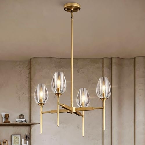 Modern Black 8 - Light 52in Rectangle Crystal Pendant Chandelier for Dining - Black - 52in - 8LightsBlushlighting