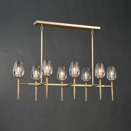 Modern Black Crystal Chandelier 6 Lights 42in Round K9 Tulip Pendant - Black - 42in - 6LightsBlushlighting