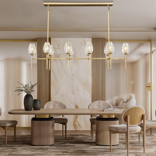 Modern Black Crystal Chandelier 6 Lights 42in Round K9 Tulip Pendant - Black - 42in - 6LightsBlushlighting