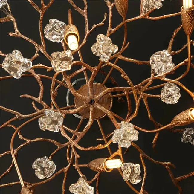 Modern Branch Chandelier Drop Flower D 39.3" - Blushlighting