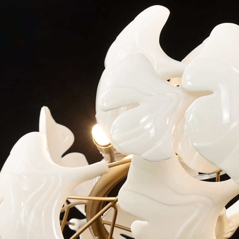 Modern Ceramic Ginkgo Chandelier - 47.24" LBlushlighting