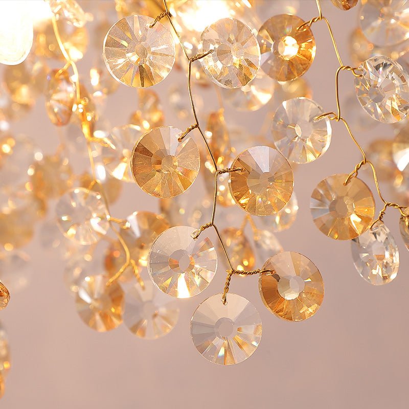 Modern Crystal Branch Chandelier for Foyer Entryway 1.5"D-Blushlighting-Blushlighting