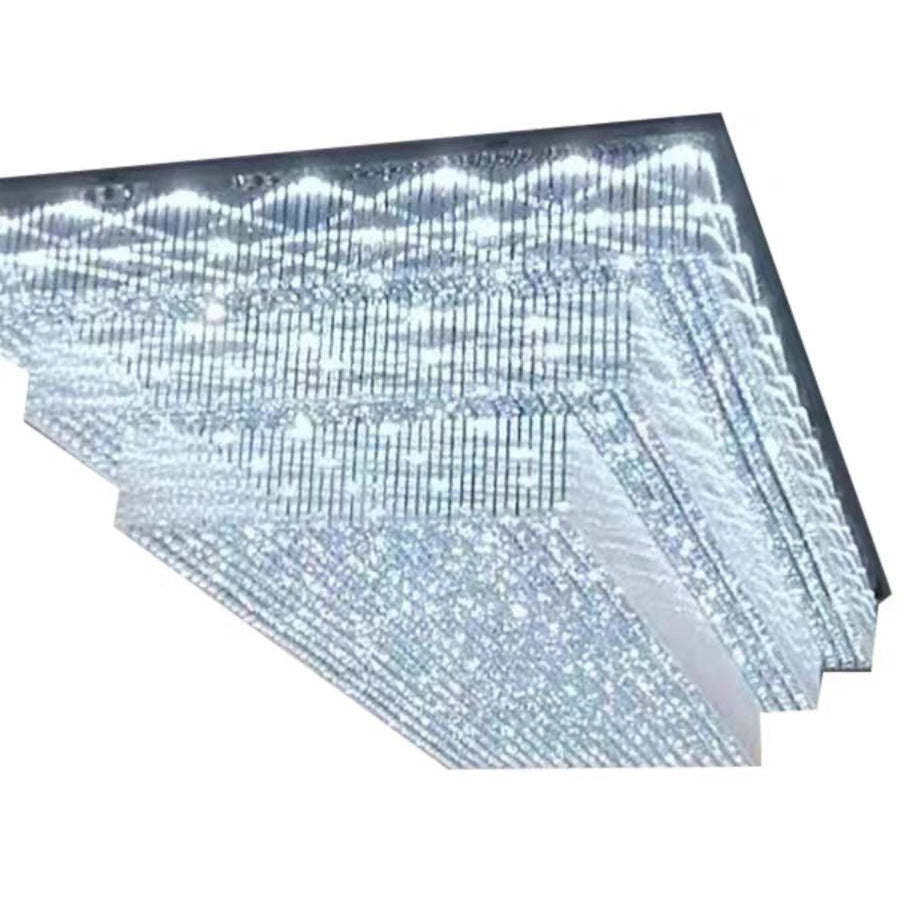 Modern Extra 2/3 Tiered Flush Mount Crystal Chandelier for Large Area-Chandeliers-Blushlighting-Blushlighting