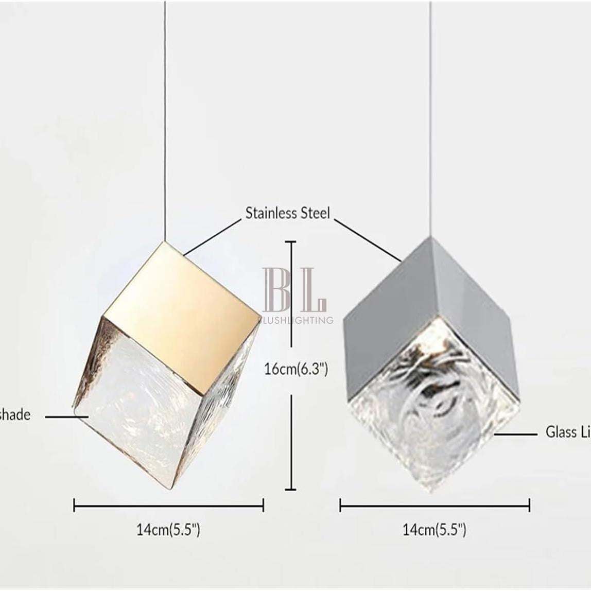 Modern G4 Led 26 Light Chandelier Glass Ice Cube Light Kitchen Living Room Ceiling Lighting Room-Chandelier-Blushlighting-Blushlighting