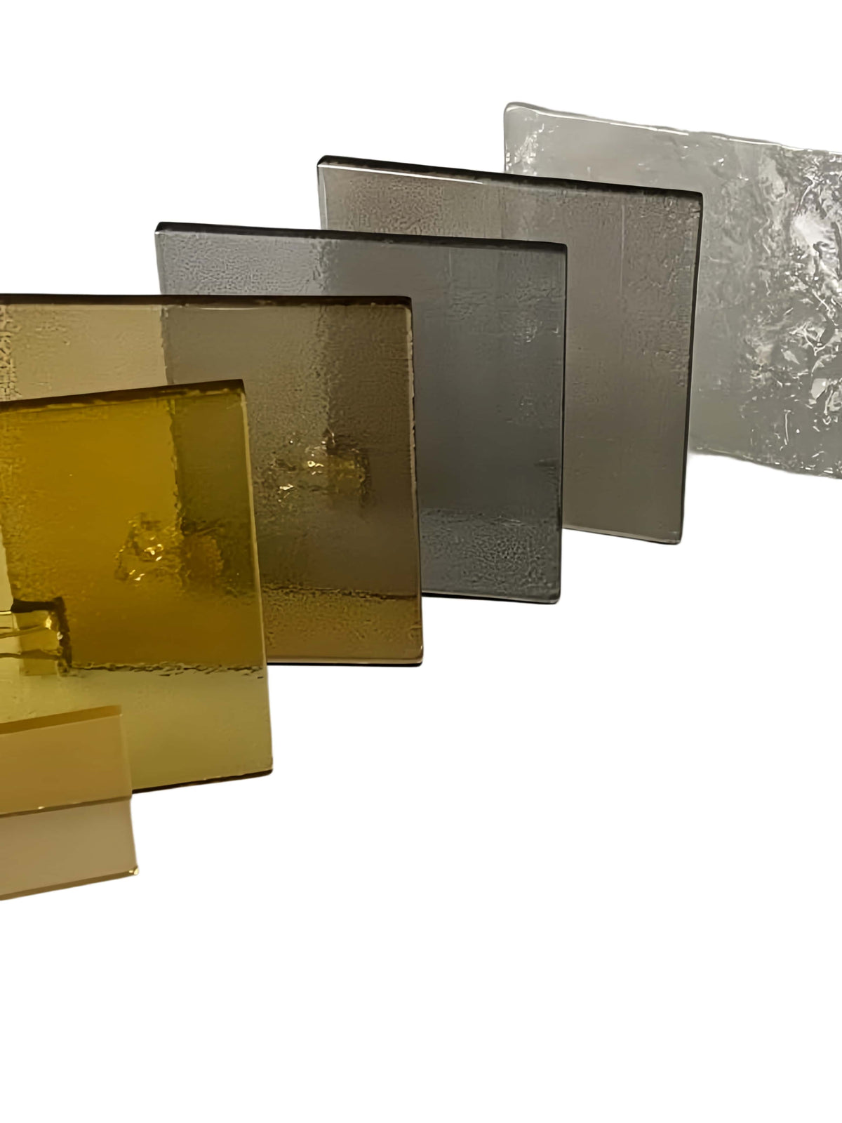 Modern Layered Textured Glass Panel Ceiling Light for Hotel Lobby/Living Room - L104"*W51.2" (L256cm*W130cm)Warm LightWithout CanopyBlushlighting