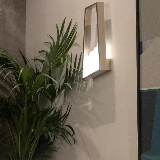 Modern Light Luxury Alabaster Chandelier in Gold Finish-Chandeliers-Blushlighting-Wall Lamp/L9.05"*W3.15"*H23.6"-Warm Light-Blushlighting