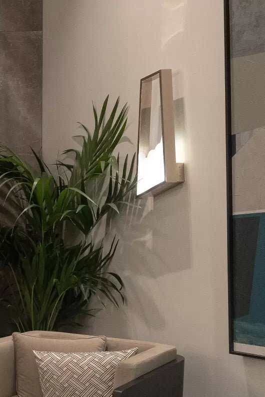 Modern Light Luxury Alabaster Chandelier in Gold Finish-Chandeliers-Blushlighting-Wall Lamp/L9.05"*W3.15"*H23.6"-Warm Light-Blushlighting