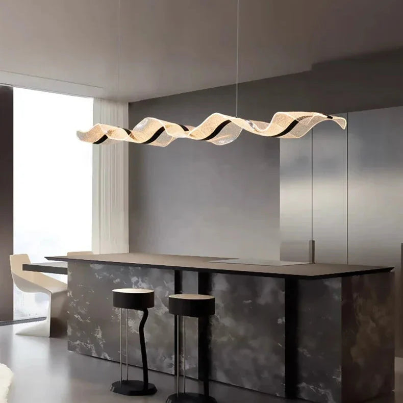 Modern Ocean Wave Pendant Chandelier for Kitchen Seus Lighting