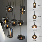 Modern Pendant Fixture light For 2 Story Foyer /Enterway /Staircase - Blushlighting