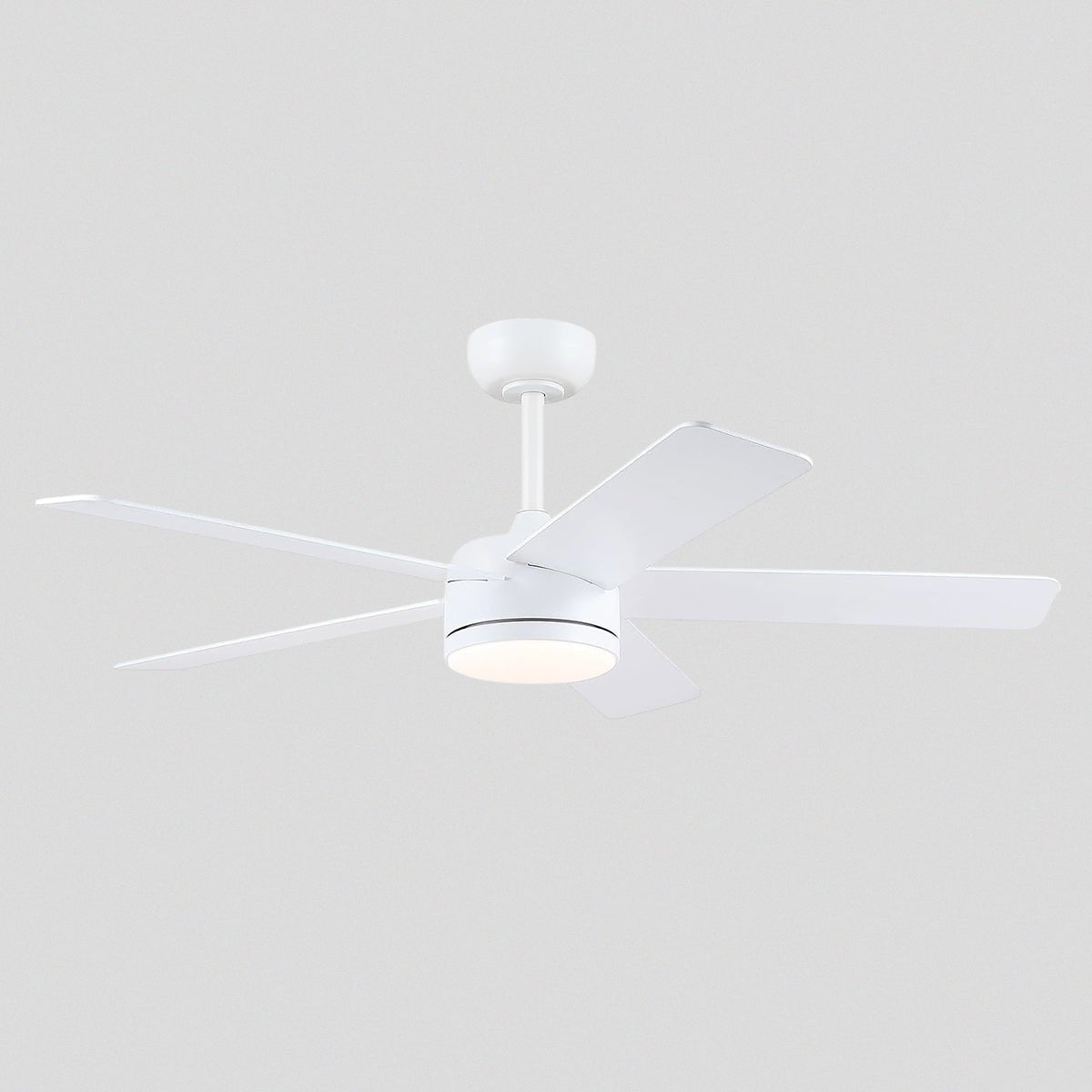 Modern Recessed Ceiling Fan Light - NickelBlushlighting