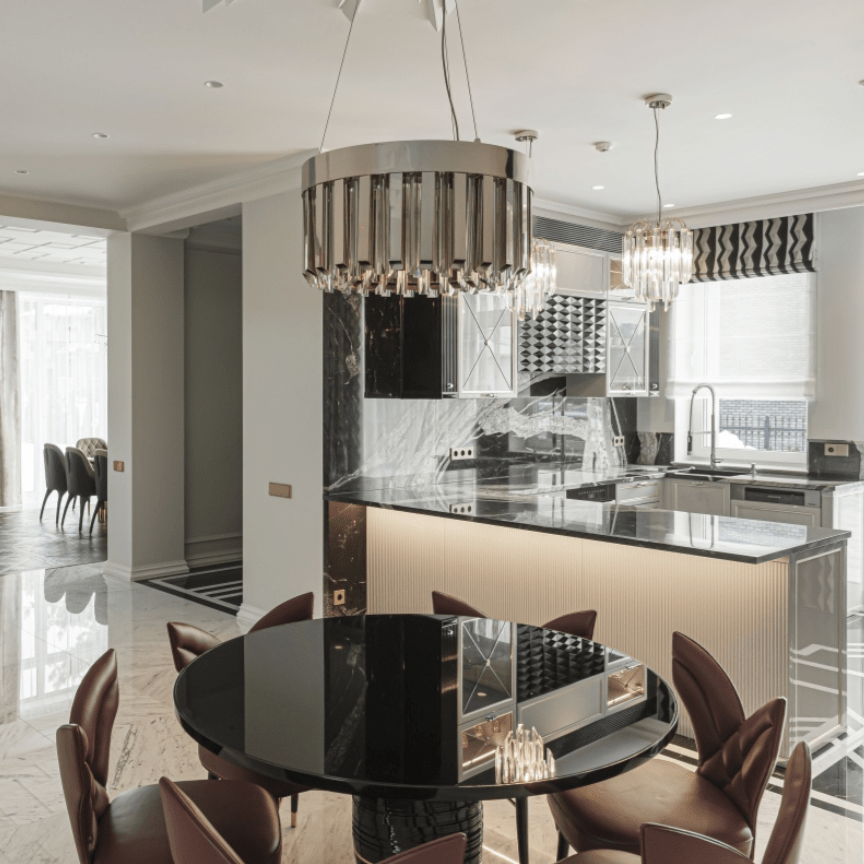 Modern Round Metal Crystal Chandelier for Dining Room/Bedroom - D39.4"*H13.78"(D100cm*H35cm)GoldBlushlighting