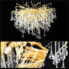 Doris Rain Branch Chandelier 23.5"D Gold-Chandelier-Blushlighting