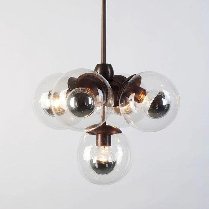 Modo Pendant - 5 Globes-Chandelier-Blushlighting-Blushlighting