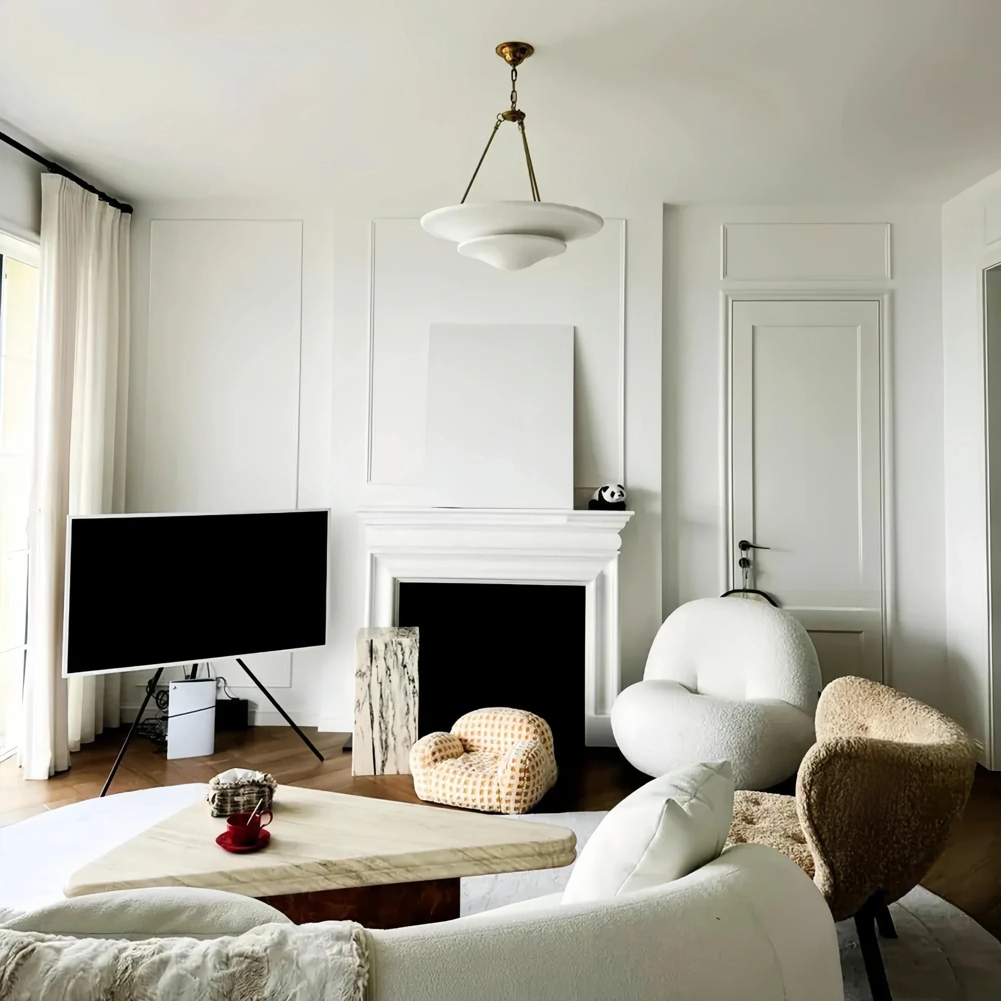 Molly Chandelier 40" W-Blushlighting