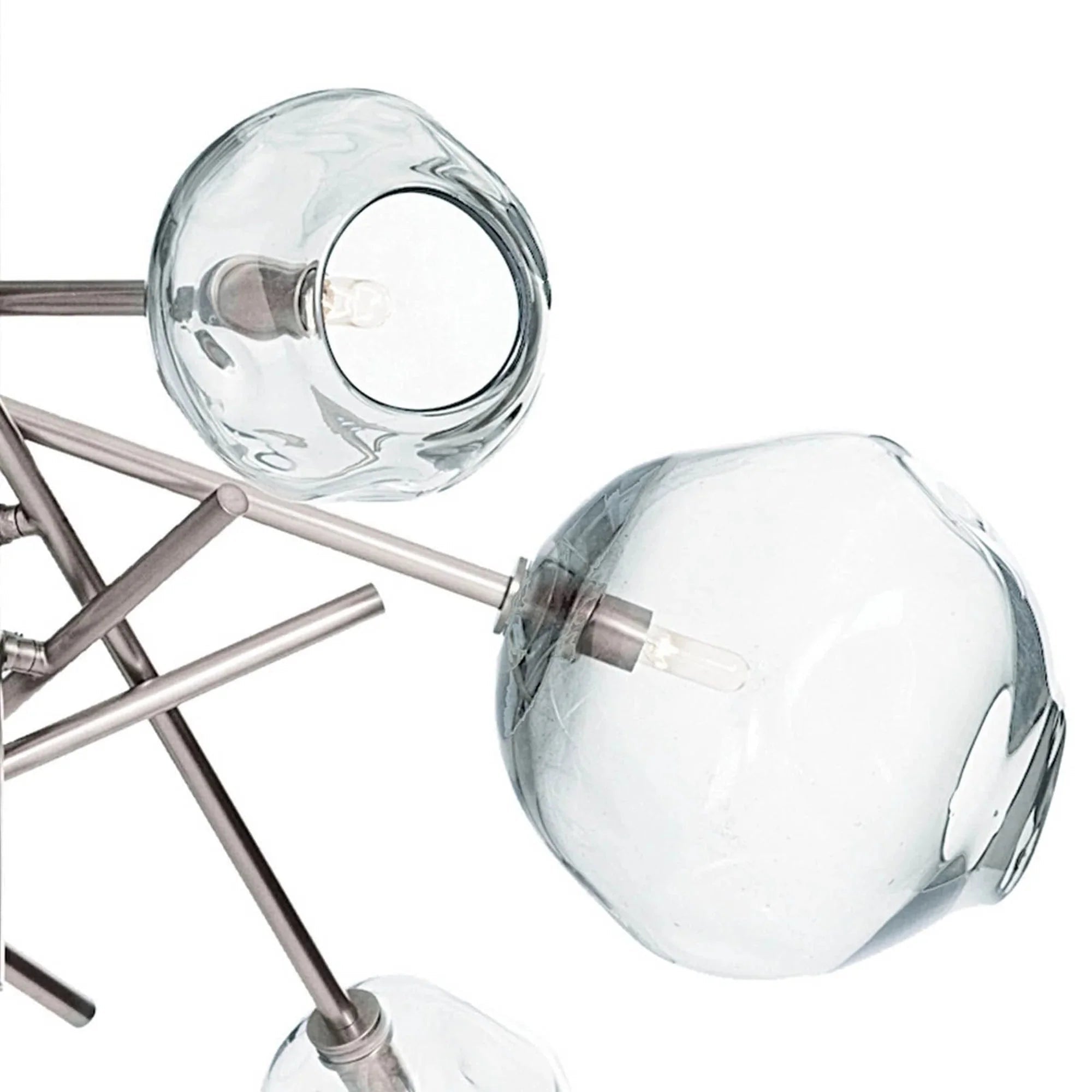 Molten Chandelier For Living room, Dining room - NickelBlushlighting