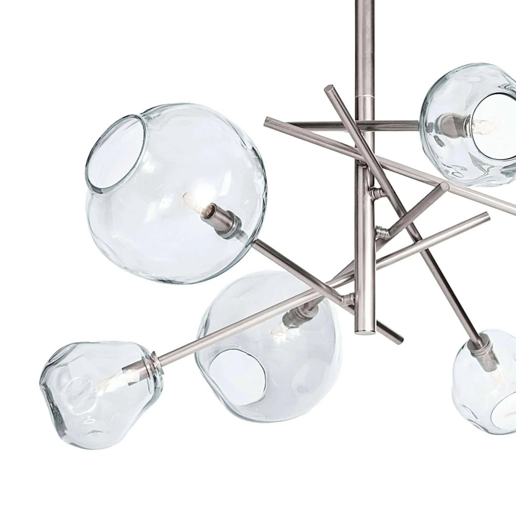 Molten Chandelier For Living room, Dining room - BrassBlushlighting