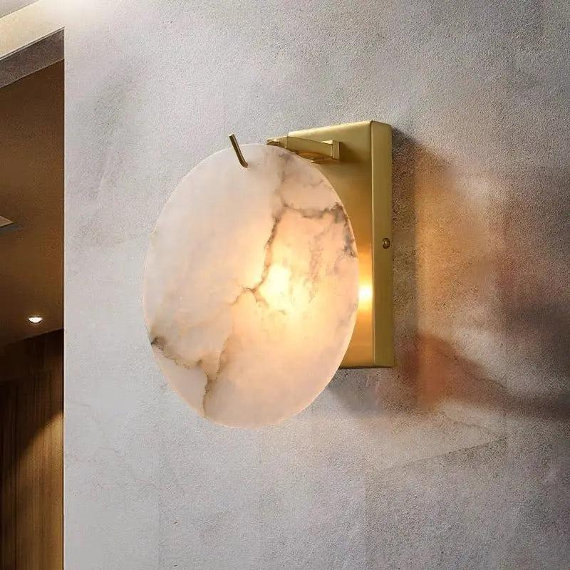 Moonshade Marble Wall Lamp - D 7.8‘’Blushlighting