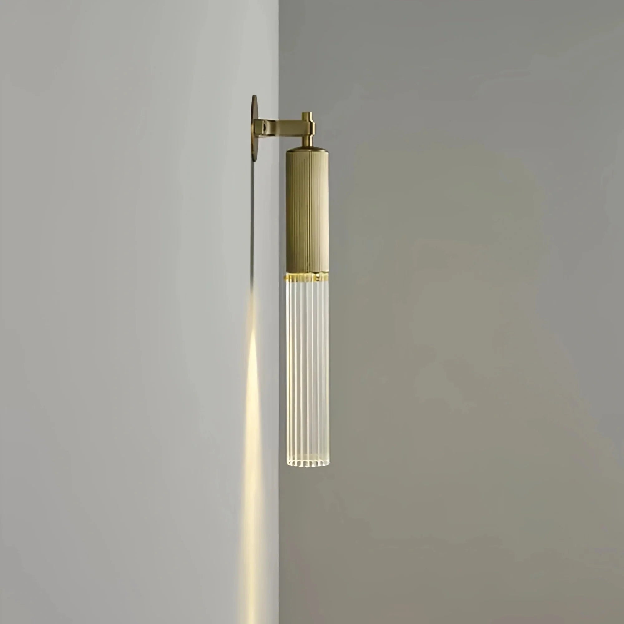 Morder Flume Wall Sconce - Satin NickelReededBlushlighting