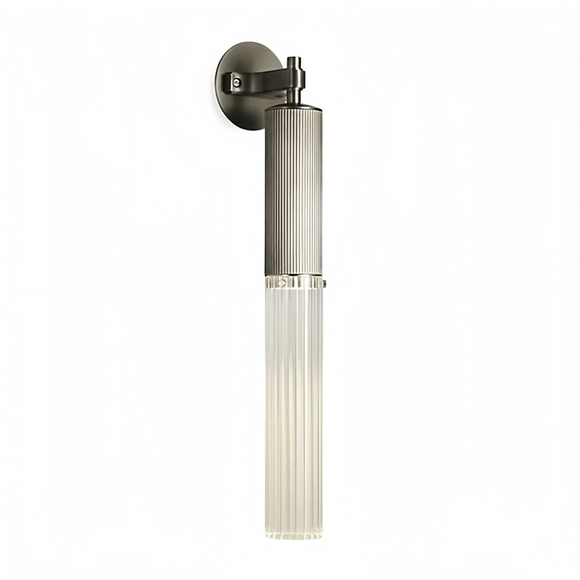 Morder Flume Wall Sconce - Satin NickelReededBlushlighting