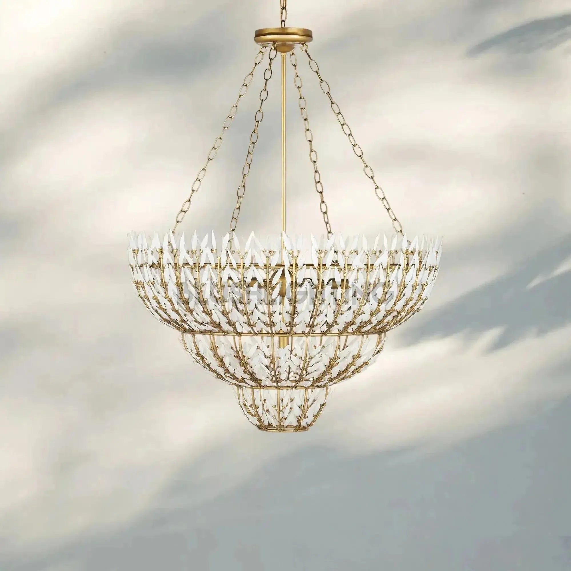 Morrigan Round Chandelier - 34"Blushlighting