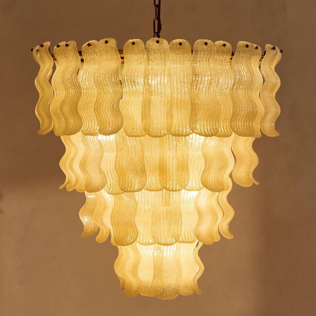 Murana Glass Chandelier - Blushlighting