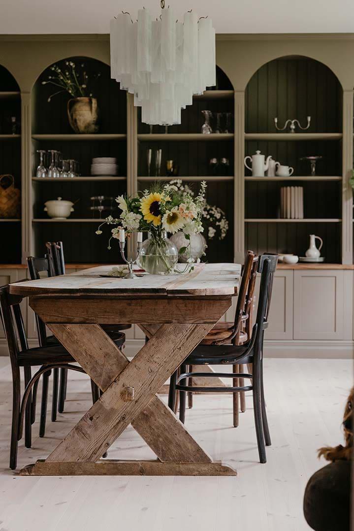 Murano Chandelier – 36 tubes – Alabaster white-Blushlighting