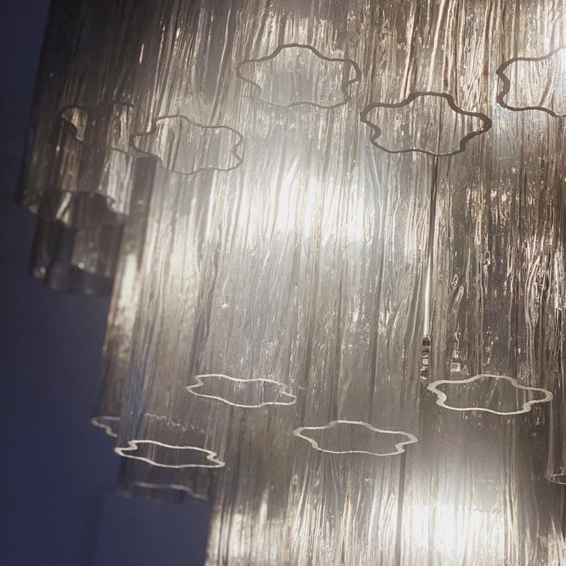 Murano Chandelier – 48 tubes – Smoked - Blushlighting