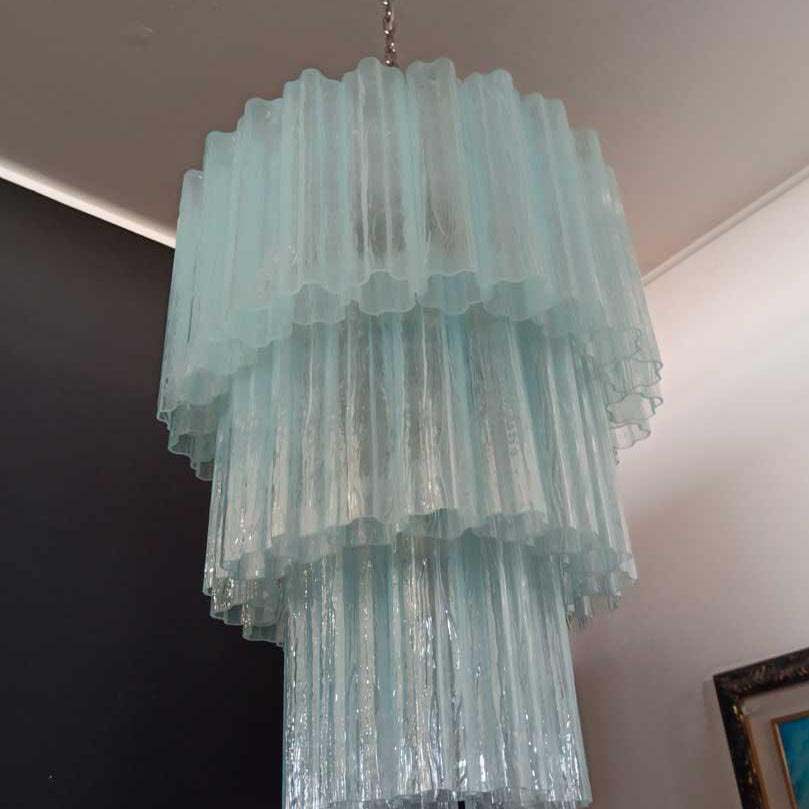 Murano Chandelier – 52 tubes – Opal-Chandelier-Blushlighting-Blushlighting
