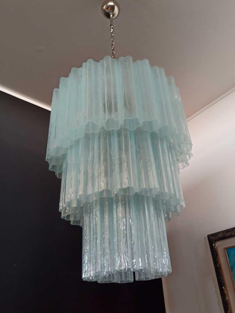 Murano Chandelier – 52 tubes – Opal-Chandelier-Blushlighting-Blushlighting