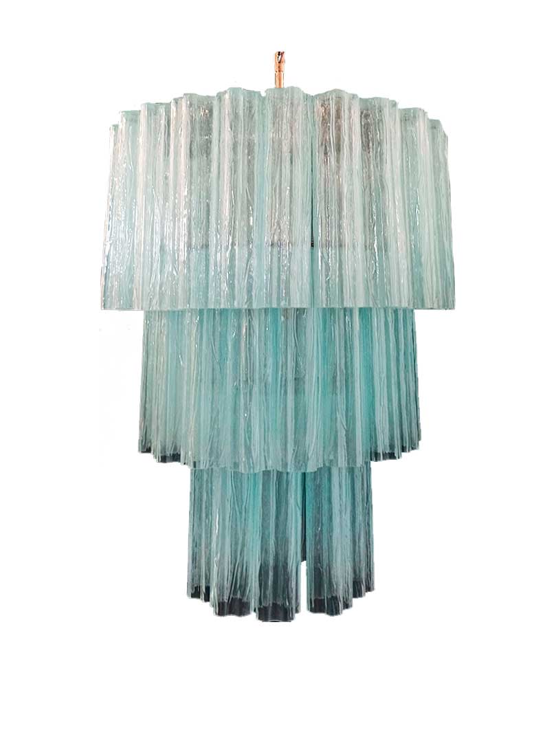 Murano Chandelier – 52 tubes – Opal - Blushlighting